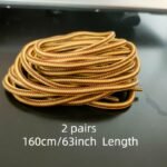2 Pairs Round Boot Laces Heavy Duty And Durable Shoelaces For Boots, Work Boots, Hiking Shoes - Image 18