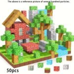 30/50/100Pcs Small Square Magnetic Building Block Sets, Educational Abs Construction Toys, Stem Sensory Games, Suitable For Children Aged 3 - 6, Creative Birthday, Halloween, Christmas Gifts - Image 5