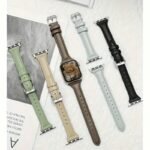 Ultra-Thin Synthetic Leather Strap For Apple Watch Strap 38Mm,40Mm,41Mm,42Mm,44Mm,45Mm, 46Mm,49Mm,Superfiber Pu Synthetic Leather,For Iwatch Series 11/10/9/8/7/6/5/4/3/2/1/Ultra/Se - Image 4