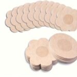 20Pcs/50Pcs/100Pcs Disposable Nipple Patch Anti-Bump Sticker Summer Anti-Walking Patch Invisible Breathable Anti-Allergic Chest Patch Female Wedding Dress Dance Student Marathon Sports Running Anti-Friction Nipple Patch Summer