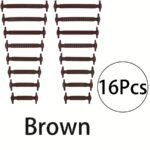 16Pcs Elastic No-Tie Shoelaces 16Pcs Silicone No-Tie Shoelaces, Elastic Quick-Fit, Comfortable, Durable, Time-Saving Replacement Laces For Shoes - Image 9
