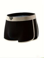 3Pcs Men'S Boxer Briefs - Breathable Mid-Rise Underwear With Elastic Waistband, Soft Stretch Polyester-Spandex Blend, Non-See-Through Knit Fabric, Solid Colors (Light Blue/Beige/White/Light Khaki) - Machine Washable, Everyday Comfort, Minimalist Design, Durable Construction, High Elasticity - Image 8