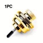 1Pc Heavy Duty Guitar Strap Lock With Secure Button Locking Mechanism - Anti-Slip Straplock For Electric, Acoustic, Bass, Ukulele - Compatible With Guitar/Bass/Ukulele Straps - Durable Metal Construction (Black/, Ideal For Live Performances & Practice Sessions) - Musician Accessory, Instrument Safety, Sleek Design, Reliable Fastening, Antislip Grip, Bass Players - Image 13