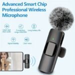 Suitable For Usb-C Smartphones, Wireless Lavalier Microphone For Audio Video Recording, Live Gaming, Interviews, And Vlogging, Audio Recording, Interview Microphone, Clipon Mic, Lightweight Mic, Stable Connection, Clear Audio, Usbc Microphone, Wireless Mic, Musicians, Podcasters - Image 4