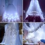 Bzpcf 1Pc Usb Fairy String Lights, 20.12Meter 200Led, 10.06Meter 100 Led, 5.0Meter 50Led, Silver Wire, 8 Lighting Modes, Remote Control, Usb Powered, Non-Rechargeable, Button Control, For Wedding, Bedroom, Ceiling, Christmas Decoration - Image 10