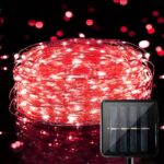 Outdoor Solar Fairy Lights With Smart Control, 8 Modes, Ipx6 Waterproof, 50/100/200 Led, Warm White & Multicolor Options (Purple, Red, White) - Solar-Powered Indoor/Outdoor, Christmas, Halloween, Garden, Patio, Tree, Party, Yard, Wedding, Birthday - Image 3