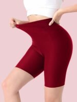 Plus Size Women'S Sports Leggings, Sauna Shorts, High-Waisted Yoga Pants, Suitable For Sweating Fitness Wear, Suitable For Yoga, Running, Fitness - Image 8