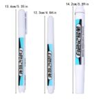 5-6Pcs White Waterproof Gel Roller Ball Pens, 0.7Mm 1Mm 2.5Mm, Medium Point, Alcohol-Based Ink, For Notebook, Plastic Surface, Painting, Marking, Writing - Image 2