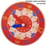 Not Real Clock, Wooden Educational Clock Toy, Student Timepiece Model, Digital Clock Toy, Children'S Learning Time Toy - Image 3