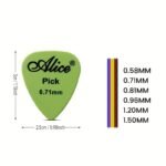Multicolor Guitar Picks 50/100Pcs Mixed Abs Premium Plastic Guitar Picks For Acoustic Electric Guitars Bass Or Ukulele - Image 6