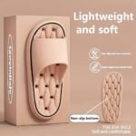 Women'S Comfortable Round Toe Eva Slippers - Thick Sole, Lightweight, Soft, Non-Slip Sole, Solid Color, Quick Dry, Comfortable, Casual Cave Shoes, Perfect For Indoor/Outdoor Use, Beach & Home Relaxation, Women'S Slippers Versatile For All Seasons