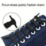 16Pcs Elastic No-Tie Shoelaces 16Pcs Silicone No-Tie Shoelaces, Elastic Quick-Fit, Comfortable, Durable, Time-Saving Replacement Laces For Shoes - Image 10
