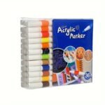 Acrylic Paint Markers For Adults, Fine Tip, Medium Point, Washable, Ambidextrous Plastic Body, Permanent, For Rock, Wood, Glass, Fabric, Ceramic, Stone Arts And Crafts, Professional Artistic Use, Ideal Birthday, Christmas, Easter Gift, For 14+ - Image 5