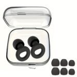 1 Pair Reusable Silicone Ear Plugs With Storage Case - Comfortable For Concerts, Sleep, Focus, And Travel - Image 15