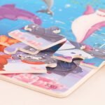 30Pcs Wooden Puzzles For Kids - Animal, Dinosaur & Cartoon Themes With Fire Trucks, Police Cars & Construction Vehicles - Educational Toys For Hand-Eye Coordination, Problem-Solving & Cognitive Development - Vibrant Colors, Durable Wooden Flat Puzzles For Kindergarten & Early Learning Gifts, Kids Learning Games | Cartoon Vehicles | Safe For Kids, Puzzles For Toddlers - Image 8