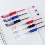 23Pcs Large Capacity Gel Pens - Smooth 0.5Mm Tip, Black, Blue And Red Ink Colored Ballpoint Pens Kawaii Pens Student Office Stationery School Supplies. - Image 11