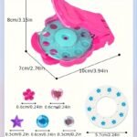 Glam Hair Decor Diy Kit: Radiance Collection Hair Jewels Stamper | Artificial Rhinestones, Click-To-Apply Glitter, Perfect Holiday Toy For Girls - Image 4