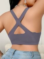 Plus Size Traceless Push Up And Anti-Sagging Wireless Bra Anti-Slip Bra Women Breast Holding Comfortable Breathable Top Truss Chest Pad Beauty Back Vest Women - Image 7