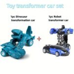 2-In-1 Automatic Transforming Dinosaur Car Toy - Robot Mode With Moving Wheels, Interactive Toy For 3-5 Years Boys & Girls, Dino Lover Gift For Birthday/Christmas, Compatible With Major Toys - Image 9