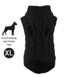 1Pc Cozy Knit Cat & Dog Sweater - Soft Acrylic Pullover For Small To Medium Pets, Winter & Fall Warmth, 7 Color Options, Machine Washable - Image 35