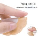 20Pcs/50Pcs/100Pcs Disposable Nipple Patch Anti-Bump Sticker Summer Anti-Walking Patch Invisible Breathable Anti-Allergic Chest Patch Female Wedding Dress Dance Student Marathon Sports Running Anti-Friction Nipple Patch Summer - Image 12