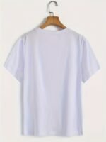 Shut Up Print T-Shirt, Short Sleeve Crew Neck Casual Top For Summer & Spring, Women'S Clothing - Image 9