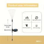 Solar Garden Lights - 8 Modes, Automatic Day/Night Switch, Ip65, Ideal For Path, Courtyard, Villa Decor, Outdoor Lighting|Decorative Pathway Lights|Solar Powered Lights - Image 2