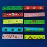 Pack Of 1 Wooden Harmonica Toy For Kids, 16-Hole Musical Instrument, Educational Party Favor, Beginner'S Easter Gift, Random Color - Image 8