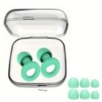 1 Pair Reusable Silicone Ear Plugs With Storage Case - Comfortable For Concerts, Sleep, Focus, And Travel - Image 23