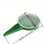 Adjustable Garden Seeder Tool With 5 Sizes ? Handheld Plastic Seed Dispenser For Precise Planting, Green Handle & Clear Lid, Ideal For Various Seed Types, Garden Planting Tool | Handheld Gardening Tool | Plastic Gardening Aid, Seeds For Planting - Image 2