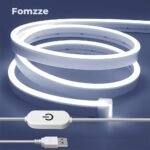 Fomzze Smart Touch Control Led Neon Lights Strip - Usb-Powered Dimmable Rgb-Free Color-Changing (White) Flexible Led Light With App-Like Touch Dimmer For Tv Backlight, Bedroom, Cabinets, Diy Decor - Plug & Play Usb Cable - Image 10