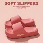 Of Lightweight Eva Slides For Women - Summer Home & Couple Use, Non-Slip, Odor-Resistant, Open-Toe Design, Flat Heel, Soft Cushioned Insole, Durable Sole, Easy To Clean, Casual Home Slippers|Open Toe Slippers|Eva Upper Material - Image 6