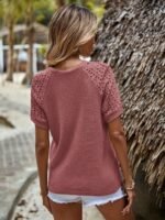 Women'S Hollow Short-Sleeve T-Shirt - Image 7