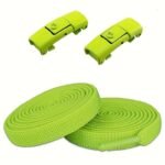 2/4Pcs Lazy No-Tie Shoelaces For Men And Women, Easy Clip-On Elastic Laces, Durable Polyester & Spandex Material, Secure Snap Fastener Shoe Laces For Sports Shoes - Image 24