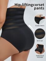 Plus Size High-Waisted Shaping Underwear For Women, Designed To Control The Abdomen And Lift The Hips. - Image 4