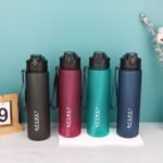 1Pc750Ml/21Oz Water Bottles With Straw, Large Capacity Motivational Time Marker Water Bottle Reusable Plastic Leakproof Durable Water Jug For Gym Work Travel And Outdoor Sports - Image 8