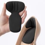 Polyester High Heel Cushions And Cups - 1 Pair Soft Heel Grips Pads For Shoes Too Big, Anti-Slip Shoe Inserts For Women - Image 3