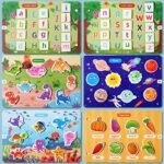 Interactive Quiet Book,Reusable Educational Learning Sticker Book,Enhancing Motor Skills And Cognitive Abilities,Learning And Educating Writing Aids,Back-To-School Supplies,Halloween Christmas Gift - Image 4