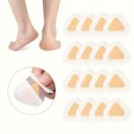 20Pcs Gel Heel Protectors, Reusable Foot Pads, Pe Material, Anti-Slip Comfort Stickers For Sore Heels, All-Day Shoe Liners For -Free Walking - Image 2