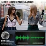 Wireless Lavalier Microphone For Smartphone, Laptop, Tablet Audio Video Recording For Live Streaming, Interviews And Vlogs, Podcasting Setup, Vlogging Equipment, Compact Design, Lightweight Mic, Sturdy Build, Highquality Mic, Recording Device, Wireless Mic, Journalists, Youtubers - Image 11