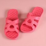 Women'S Hollow Out Flat Slides, Solid Color Summer Outdoor Shoes, Minimalist Soft Sole Slides For Holiday - Image 12