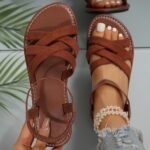 European And American New Large Size Women'S Shoes Ladies Flat Sandals Beach Slippers Summer - Image 13