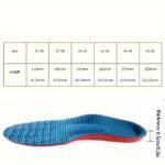 1Pair Shock-Absorption Sweat-Absorbing Insoles For Men, Breathable Arch Support Insoles For King'S Day - Image 2