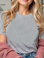 Women'S Plus Size Black T-Shirt - Casual Crew Neck, Short Sleeve, Lightweight & Stretchy, Summer Fashion, Everyday Tshirt|Casual Style|Comfortable Fit, Plus Size Shirts - Image 2