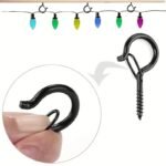 S Hooks, 10-40 Units Of Q-Type Hooks That Can Be Easily Released, Perfect For Hanging Outdoor Halloween Light Strings, Plant Flower Baskets, Wind Chimes, And Bird Feeders. Features A Safety Buckle Design, Ideal For Christmas And Halloween Holiday Gi - Image 23