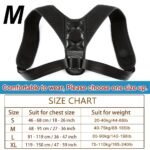 1Pc Back Brace Posture Belt For Women And Men - Adjustable Upper Back Support And Shoulder Back Strap For Neck, Clavicle, Shoulder, Back Posture Support - Breathable And Comfort - Image 5