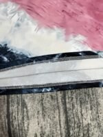 Women'S Plus Size Watercolor Print T-Shirt - "Nope Not Today" Graphic Short Sleeve Round Neck Top, Black With Pink & White Artistic Design, Breathable Summer Casual Loungewear, Machine Washable, Ladies T Shirts, Everyday Comfort, Trendy Graphic Tee, Medium Stretch Fabric - Image 5