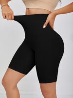 High-Waist Tummy Control Shapewear Shorts For Women - Seamless, Anti-Slip Safety Underwear With High Support, No-See-Through Design, And Smooth Texture For A Flattering Look, Everyday Underwear | Seamless Shapewear | Glossy Finish Shorts, High Waist Tummy Control Shapewear - Image 5