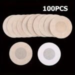 10/20/50/100Pcs Disposable Invisible Nipple Covers - Ultra-Thin Breathable Non- Fabric, Anti-Convex Point Design, Round & Flower Shapes For Seamless Under Clothing, Women'S Fashion & Lingerie Accessories, Discreet Underwear, Floralshaped Patches, Ultrathin Material - Image 9