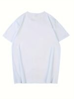 Solid Crew Neck T-Shirt, Short Sleeve Casual Top For Summer & Spring, Women'S Clothing - Image 10